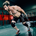 Mava Sports Knee Wrap (1 Pc) for Men & Women | Ideal for Cross Training, WODs, Gym Workouts, Weightlifting, Fitness & Powerlifting | Knee Straps for Squats | 72" Compression & Elastic Support