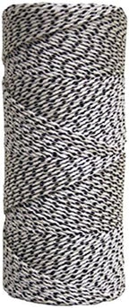 Kraft Tool BC352 Premium Professional Bonded Braided Masons Line with 500-Feet Tube, White/Black, One Size
