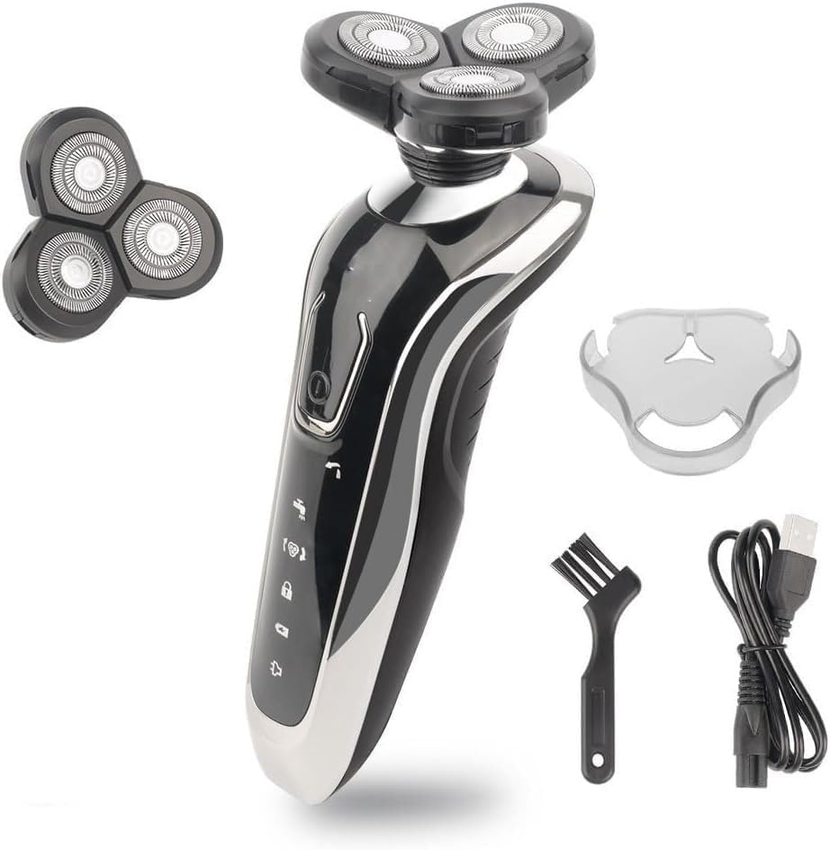 Electric Razor for Men, Shaver for Men Electric Shaver Powerful Beard Shaving Machine Electric Razor Rechargeable Waterproof