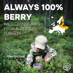 Jungle Powders Wild Cranberry Powder 3.5 Ounce Bag Natural Freeze Dried Cranberries Powdered Cranberry Supplement Freeze Dried Whole Cranberry Extract for Baking Flavoring Fruit No Sugar Added