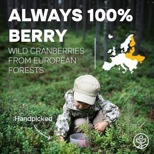 Jungle Powders Wild Cranberry Powder 3.5 Ounce Bag Natural Freeze Dried Cranberries Powdered Cranberry Supplement Freeze Dried Whole Cranberry Extract for Baking Flavoring Fruit No Sugar Added