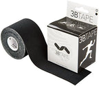 3B Scientific S-3BTBK Black Cotton Rayon Fiber Kinesiology Tape, 16' Length, 2" Width