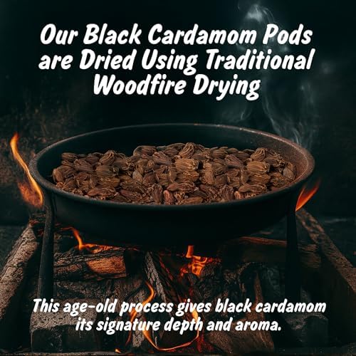 Spice Profile USDA Organic Whole Black Cardamom, 2 oz, Lab Tested for Heavy Metals, Kali Elaichi, Cardamomo Negro