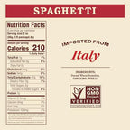 Rao's Homemade Spaghetti Pasta, 16oz, Traditionally Crafted, Premium Quality, From Durum Semolina Flour, Traditional Bronze Die Cut, Imported from Italy