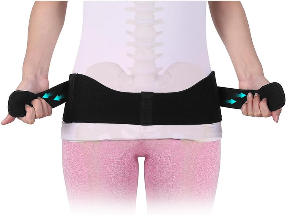 Zelen Sacroiliac Si Joint Belt for Women Men, Sacroiliac Belt Pelvic Brace, Hip Trochanteric Band for Hip Pain, Lower Back Support Brace, Pelvic Tilt Corrector, Sciatia, Si Joint Pain Relief