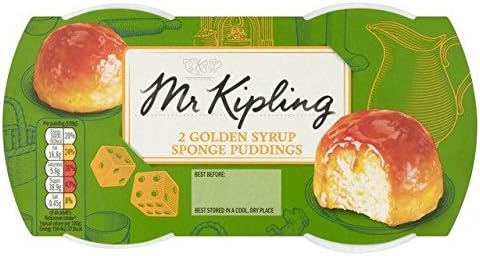 Mr Kipling Sponge Pudding Golden Syrup - 2 per pack