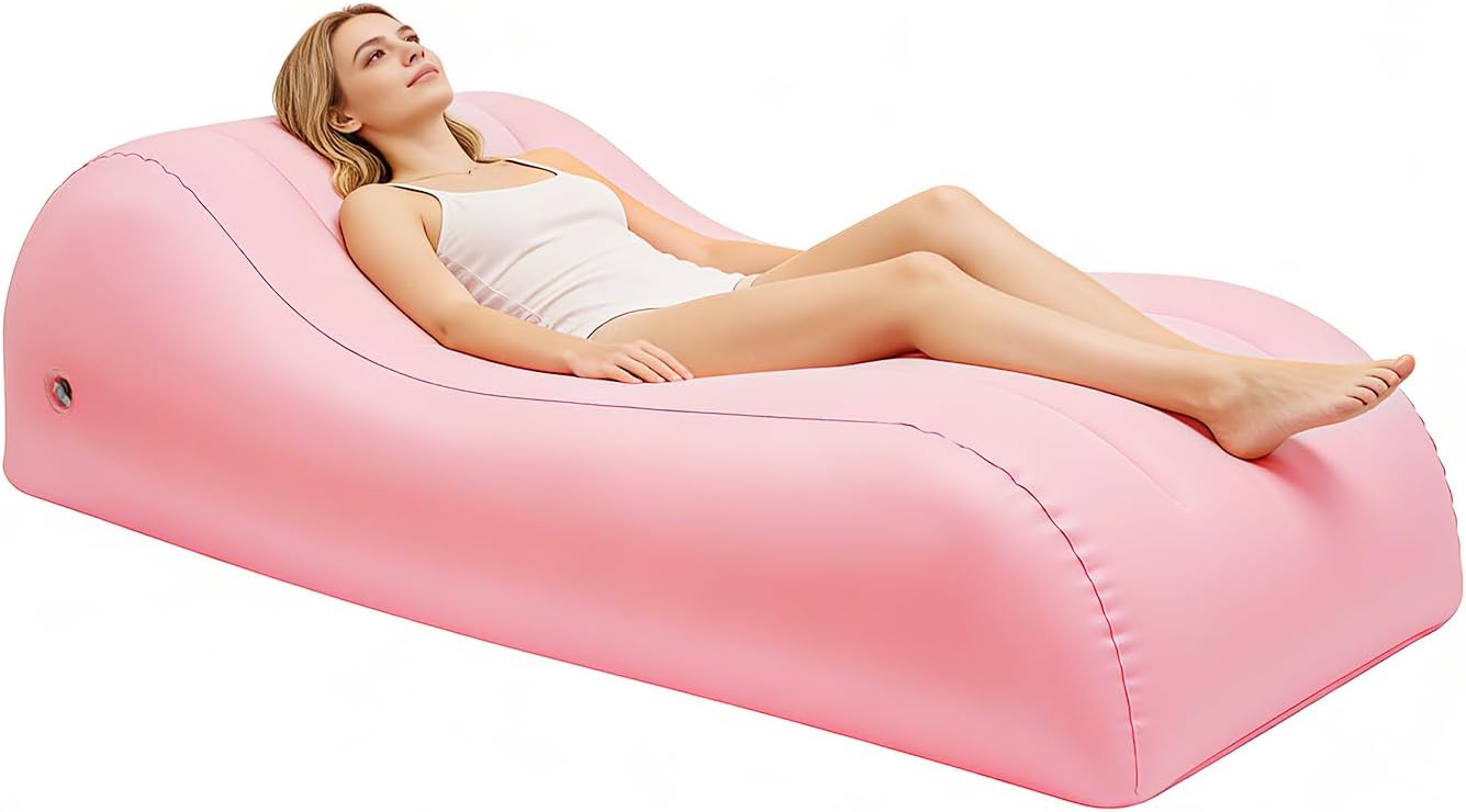 BBL Bed After Surgery for Sleeping, Inflatable Mattress Chair Sofa with Hole, Brazilian Butt Lift Recovery Pillow Post Surgery Air Couch for Home