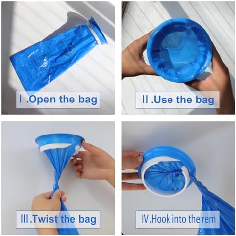 Vomit Barf Bags Disposable, 40 Pack Emesis Throw up Bag for Car Sickness- Leak Resistant & Medical Grade Nausea Puke Bags for Kids& Adult Travel Motion Sickness