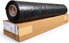 Heavy Duty Black Compactor Bag Tubing 40" x 244 ft Continuous Roll, Puncture Resistant, Industrial grade LDPE Plastic | Extra-Wide, Custom Length Trash Bags for Commercial Compactors