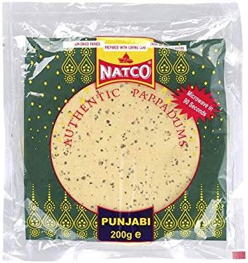 Natco Punjabi Pappadums - 200g - (pack of 3)