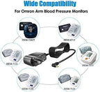 6V AC Adapter for Omron Blood Pressure Monitor 5 7 10 Series BP652N BP742N BP785N BP786 Power Supply Charge Cord Replacement for Hem-ADPTW5, 6.6ft
