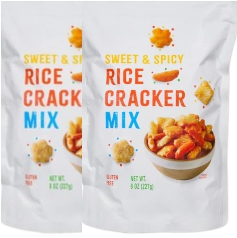 Sweet and Spicy Rice cracker mix 2 pack each 8oz
