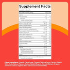 SmartyPants Kids Multivitamin Gummies, Omega 3 (DHA/EPA), Vitamins D3, C, B12, B6, Vitamin A, K & Zinc, Gluten Free, Three Fruit Flavors, 80 Count (40 Day Supply)