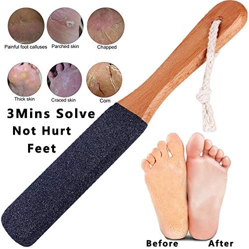 Kinepi Foot File Callus Remover Foot Scrubber,Professional Pedicure Foot Rasp Removes Cracked Heels,Dead Skin,Corn,Hard Skin,Pumice Stone for Scraper File Brush Tools for Wet and Dry Feet