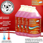 Commercial Industrial Grade Machine Dishwash Detergent - A premium grade detergent for low or high temp dishwash machines-4 gallon case