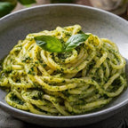 Sacla Basil Pesto alla Genovese 6.7oz Glass Jar | Imported from Italy | Italian Pesto Sauce made from Italian Basil, Parmigiano Reggiano and Olive Oil | No Preservatives