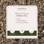Starwest Botanicals Organic Linden Leaf & Flowers - Dried Loose Leaf Herb for Tea, Syrup, & Herbal Blends, Pure & Natural Linden, Caffeine Free, Cut & Sifted, Certified Kosher, Non-GMO - 4 oz Pouch