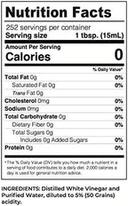 Lucy's Family Owned - Natural Distilled White Vinegar, 1 Gallon (128 oz) - 5% Acidity (White Vinegar, 1 Gallon (128 fl oz.))