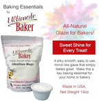 Ultimate Baker UltraGlaze Powder (14oz) – All-Natural Mirror Glaze for Cakes, Donuts, Pastries & Desserts Tapioca-Based, Gluten-Free, Ready-to-Use Baking Essential (Magic)