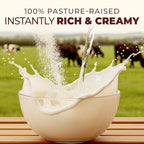 Gya Tea Co Whole Milk Powder 1.1lb (17.64 Oz) - Pasture Raised Source, rBST Hormone Free, Non-GMO - Shelf Stable Premium Grade Powdered Milk for Baking, Cooking, Smoothies - Rich in Protein & Calcium