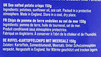 Tyrrell's Furrows Sea Salted Crisps, 150 g