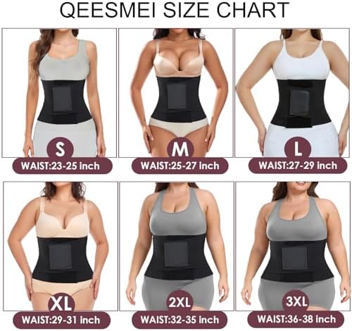 Waist Trainer Belt for Women Belly Fat Waist Cincher Trimmer Ab Belt Tummy Control Body Shaper with Triple Wrap