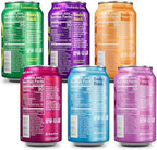 Poppi Sparkling Prebiotic Soda Beverage with Apple Cider Vinegar, Seltzer Water and Fruit Juice, Crowd Pleasers Variety Pack, 12 Fl Oz, Pack of 12, Packaging May Vary