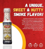 Colgin Authentic Pecan Liquid Smoke 4 oz Bundle with Measuring Spoon Set – Sweet, Nutty Smokehouse Flavor for Meats, Sauces & More – Colgin Liquid Smoke for Cooking – Gift Set (2 Items)