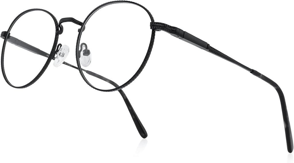 Round Reading Glasses for Women Men Vintage Retro Blue Light Blocking Computer Readers