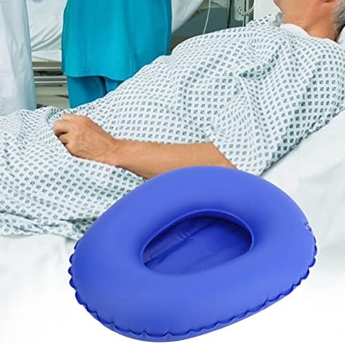 Inflatable Bed Pan, Portable Air Bedpan Anti Bedsore Toilet Urinal Washable Air Inflation Bed Pans Home Hospital Bedsore Toilet for Elderly Bedridden, Paralysis, Surgical Care