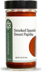Savory Spice Smoked Spanish Sweet Paprika (2 oz) - Pimentón de la Vera, Smoky Paprika Seasoning for Soups, Stews, Chicken, Fish, Deviled Eggs, Mac & Cheese