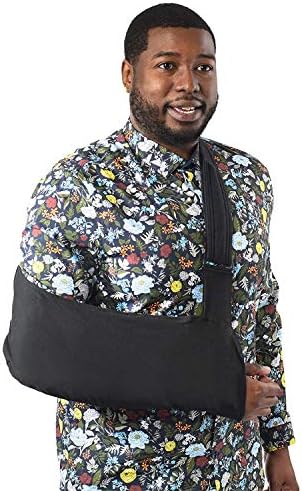 Joslin Ultimate Arm Sling Supports Weight of Arm Evenly to Eliminate Pressure Points While Dramatically Reducing Neck Fatigue, Made of Soft Breathable Cotton Spandex Fabric, Goliath Sling