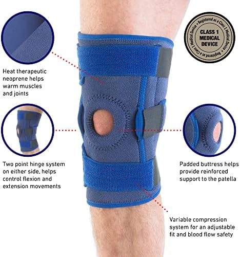 Neo-G Hinged Knee Brace - Knee Support for Joint Pain, Patellar Tracking, Meniscus Tear, Ligament Injury, ACL Knee Brace – Hinged Knee Support – Adjustable Compression