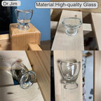 Dr.Jim Glass Eye Wash Cup for Eye Rinse,Cleansing with Storage Container
