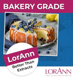 LorAnn Oils Blueberry Bakery Emulsion: True Essence, Ideal for Boosting Fruit Tones in Cakes, Cookies & Desserts, Gluten-Free, Keto-Friendly, Extract Substitute Essential, No Added Color, 16 Oz