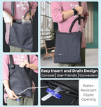 Catheter Bag Holder, Urine Drainage Bag Holder, w/Drain Tube Cover & Adjustable Strap, Foley Catheter Bag Covers, for Privacy & Dignity, w/Straps for Wheelchair, Walker & Bed, up to 4000ML