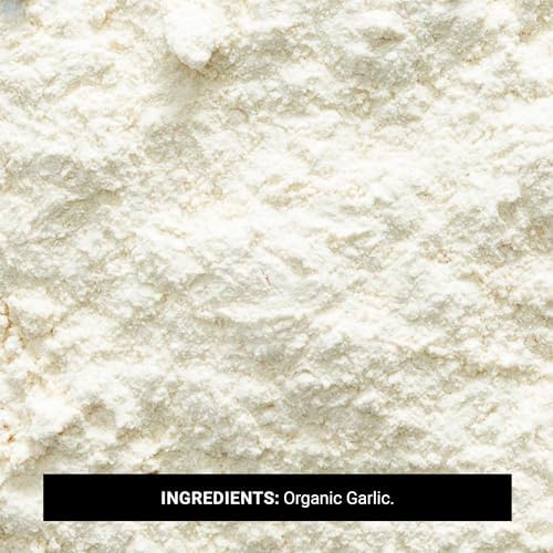 Frontier Co-op Organic Garlic Powder, 1lb Bulk Bag - Natural Ground Powdered Garlic - Non-GMO and Kosher Certified - Add Flavor to Your Savory Dishes