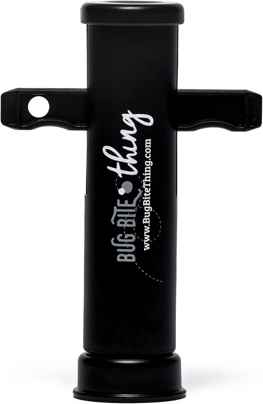 BUG BITE THING Suction Tool - Bug Bites and Bee/Wasp Stings, Natural Insect Bite Relief, Black