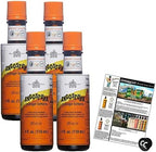 Angostura Orange Bitters 4oz Bottle with Phone Grip and Bitters Selections Recipe, 4-PACK