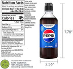 SodaStream Pepsi, MTN Dew New Pour Bottle Variety Pack, 440ml (Pack of 4)