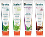 Himalaya Botanique Complete Care Toothpaste, Herbal, Variety Pack, Fights Plaque, Freshens Breath, Fluoride Free, No Artificial Flavors, SLS Free, Cruelty Free, Foaming, 5.29 Oz, 4 Pack