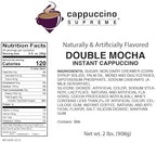 Cappuccino Supreme Double Mocha Instant Cappuccino Mix 6 x 2 lbs