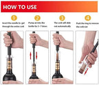 Wine Air Pressure Pump Bottle Opener Set With Foil Cutter,Simple Wine Pump Cork Remover Corkscrew,Efficient Corkscrew Bottle Opener,Easy Screw Out Tool,Great For Wine Lovers,Perfect Wine Gift.