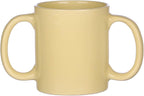 HealthGoodsIn Dual Handle Mug (Double Grip Mug) to Aid Tremors, 11.83 US Fl. Oz. (350 Ml) - Light Lemon Color