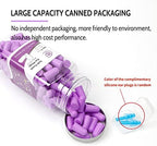 LYSIAN Ultra Soft Foam Earplugs Sleep - 38dB SNR Noise Cancelling Ear Plugs for Sleeping, Shooting, Snoring, Work Loud Sound Reduction- 60 Pairs Valued Pack,Purple
