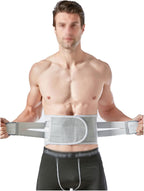 Lumbar Support Belt Back Brace Support Belt for Back Pain Sciatica Scoliosis Herniated Disc Adjustable Support Straps (Size : L/Large)