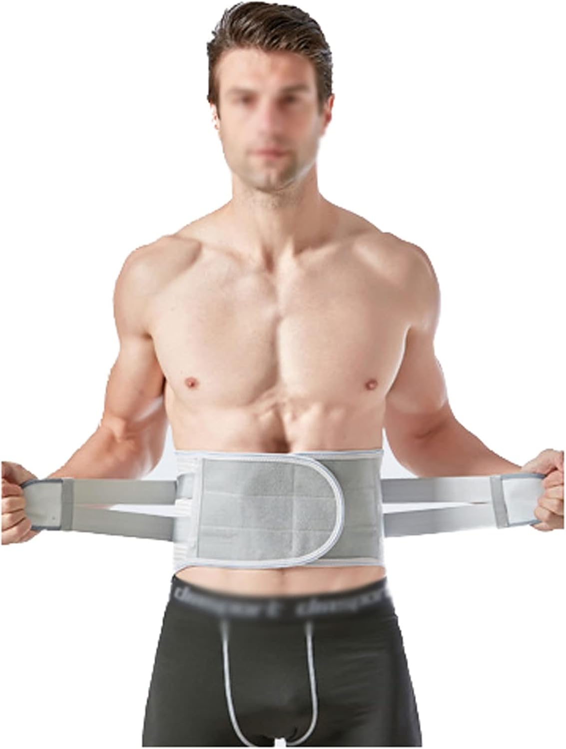 Lumbar Support Belt Back Brace Support Belt for Back Pain Sciatica Scoliosis Herniated Disc Adjustable Support Straps (Size : L/Large)