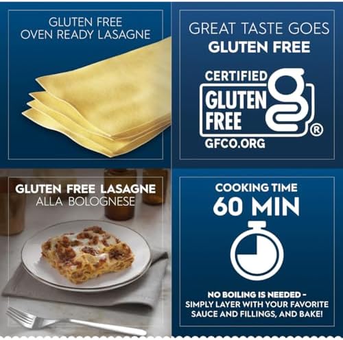 Barila Gluten Free Oven-Ready Lasagne Pasta 10oz