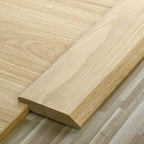 Kigley Solid Red Oak Interior Threshold Wood Overlap Threshold Doorways Reducer Threshold, 36 Inches Long (Classic Style)