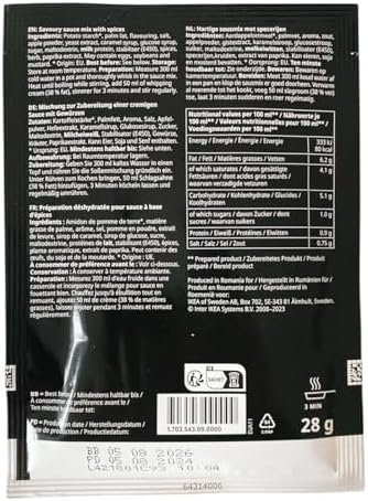 IKEA 703.543.09 ALLEMANSRÄTTEN 1.0 Oz. Mix for Swedish Meatball Cream Sauce; Mix with Spices Like Green Peppercorn, Herbs Like Thyme, or Your Favorite Mustard; Make Your Sauce More Exciting